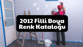 2012 Filli Boya Renk Kataloğu